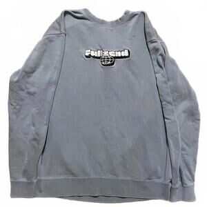 Full Send Nelk Boys Embroidered "Full Send" Blue Crewneck L